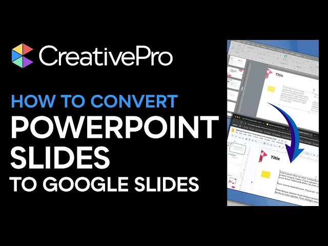 Youtube video How to Convert PowerPoint Slides to Google Slides