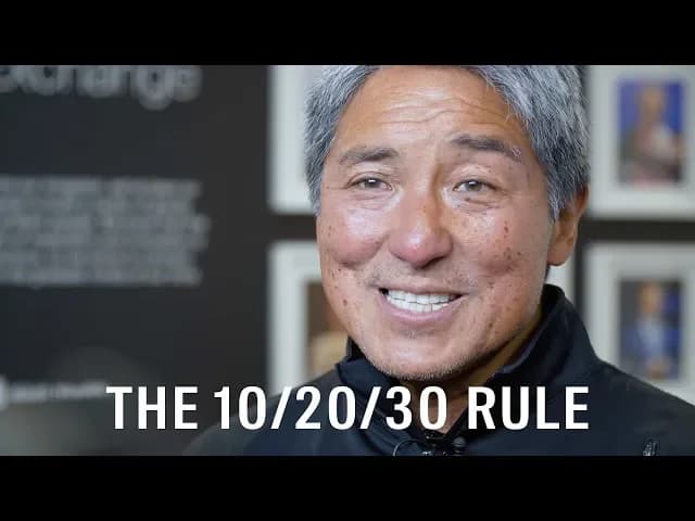 Youtube video Guy Kawasaki: The 10/20/30 Rule