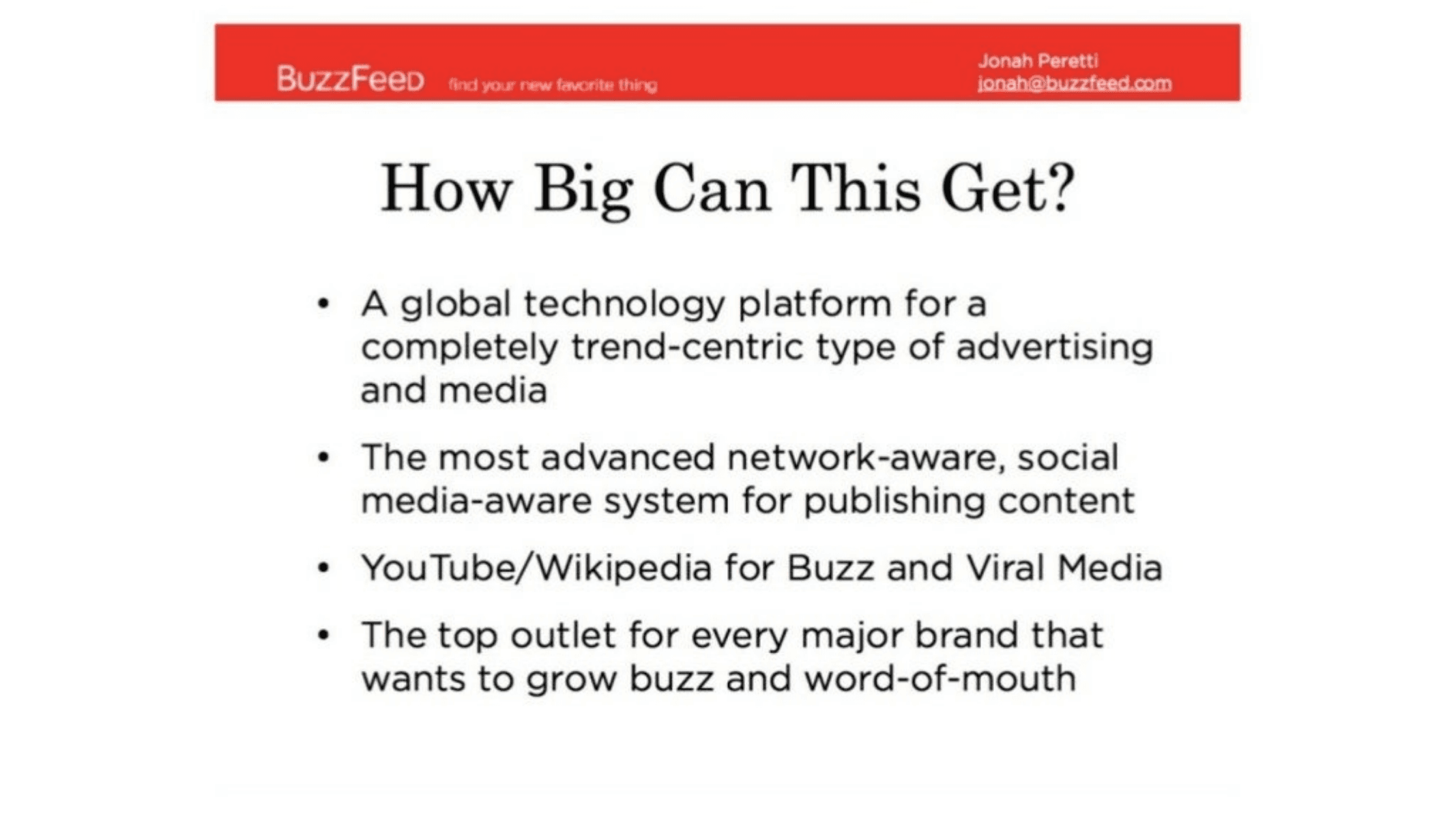 BuzzFeed pitch deck, How Big Can This Get?