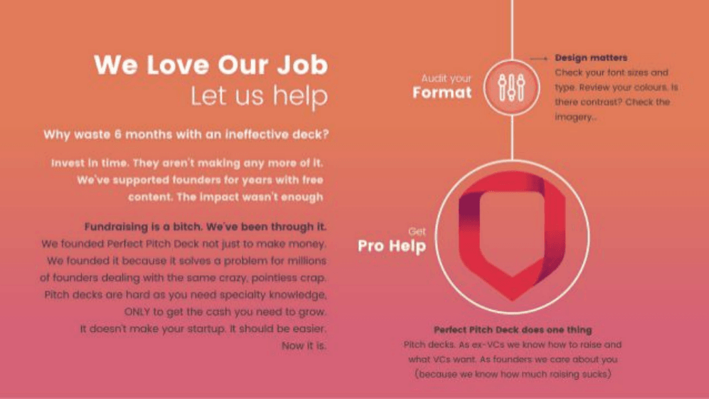 Dropbox pitch deck, We love our job