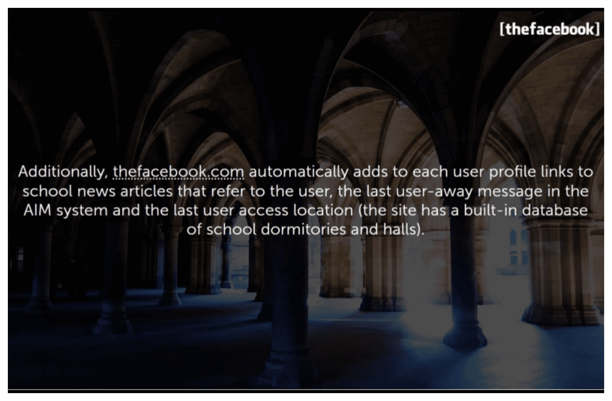 Facebook pitch deck, Profile automation