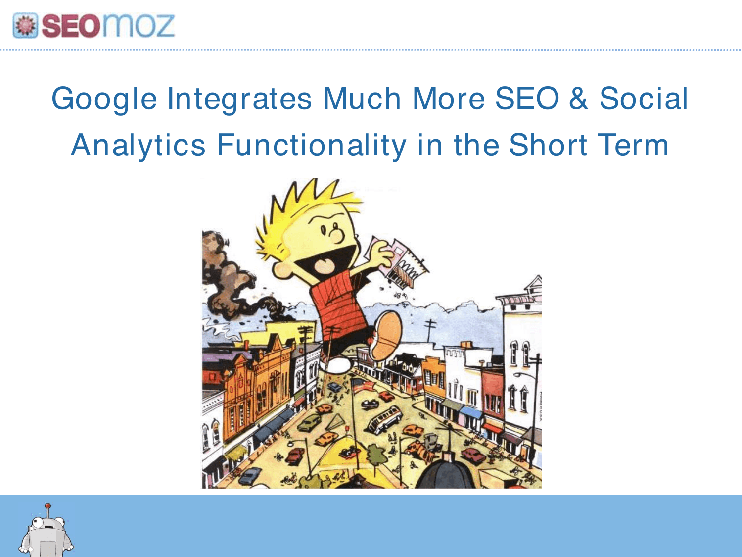 Moz pitch deck, Google platform risk